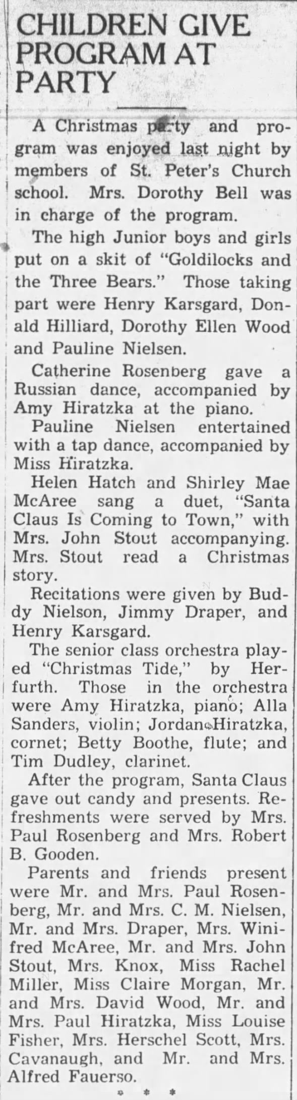 Clipping from Santa Maria Times